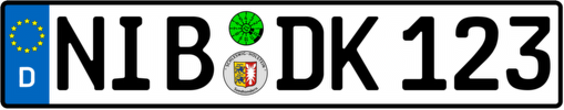 Kennzeichen des Kreises Südtondern (Niebüll) Quelle: http://nummernschild.no-ip.org/fe/