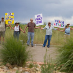Amerikanische Anti-Fracking-Aktivisten